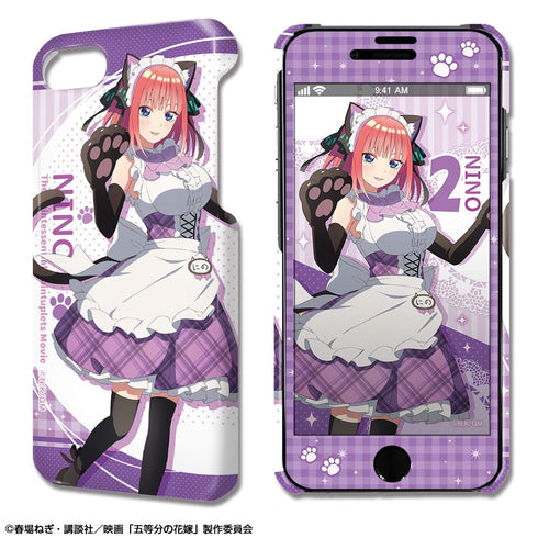 『映画 五等分の花嫁』デザジャケット iPhone SE(第2世代)/8/7/6/6s ケース&保護シート デザイン02 (中野二乃)【描き下ろし】